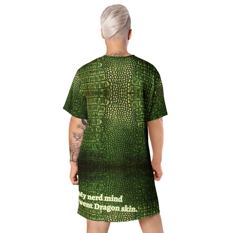 Dragon skin T-dress