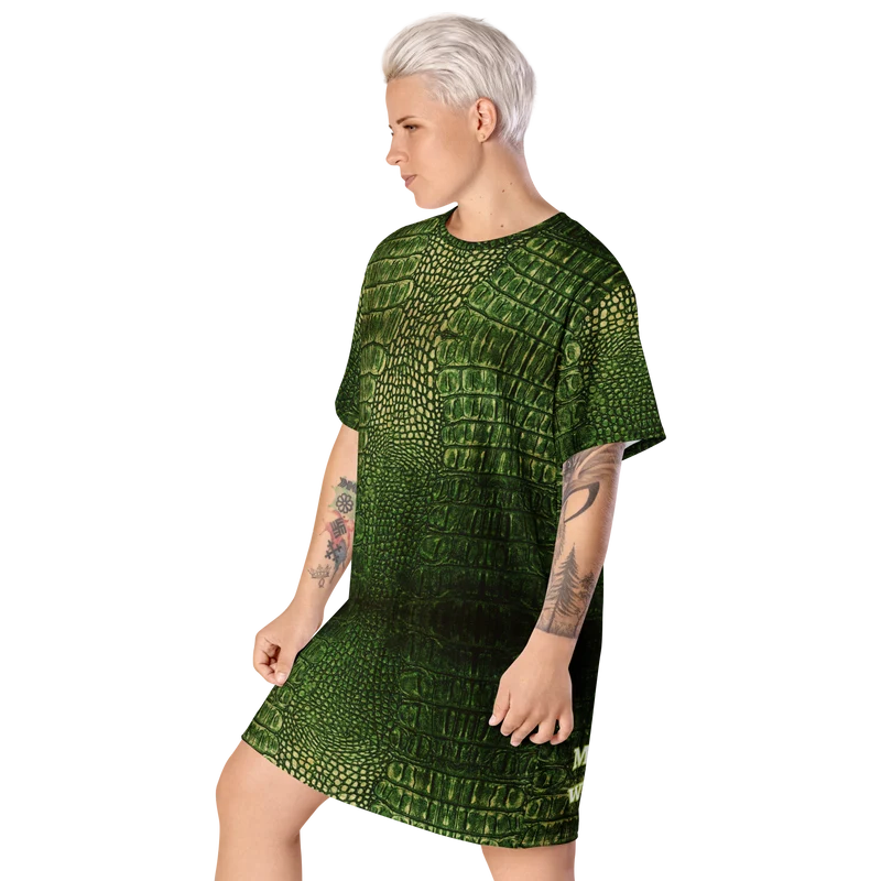 Dragon skin T-dress