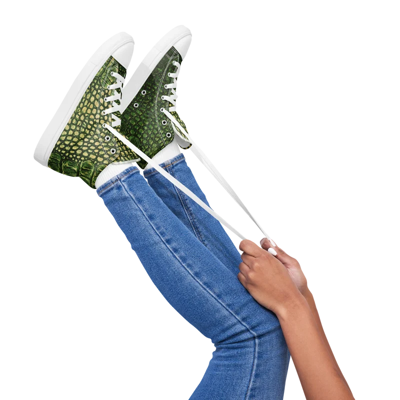 Women’s ht Croc-skin shoes