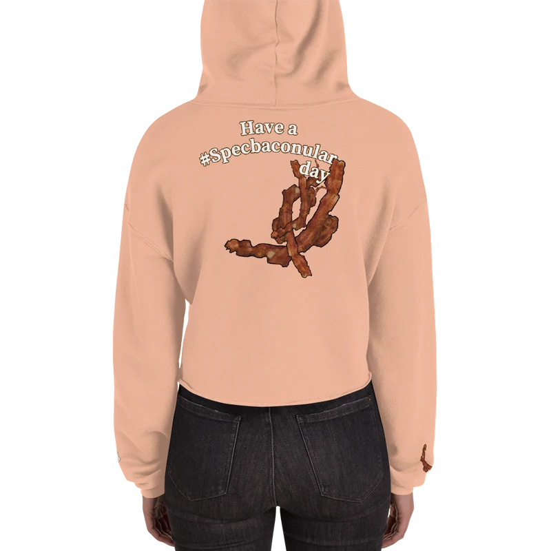 Eggs & Bacon:) Crop-Hoodie
