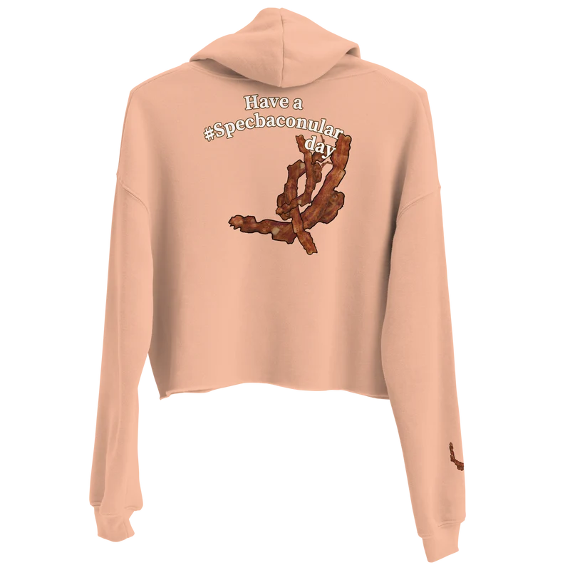 Eggs & Bacon:) Crop-Hoodie