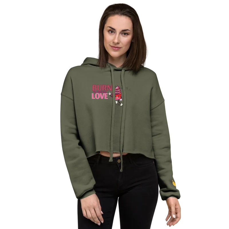 CupCake-Man Crop Hoodie