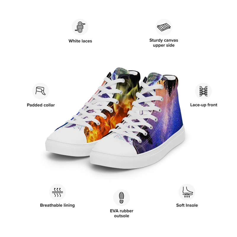 High-Gravity canvas-moon shoes