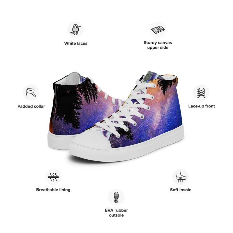 High-Gravity canvas-moon shoes