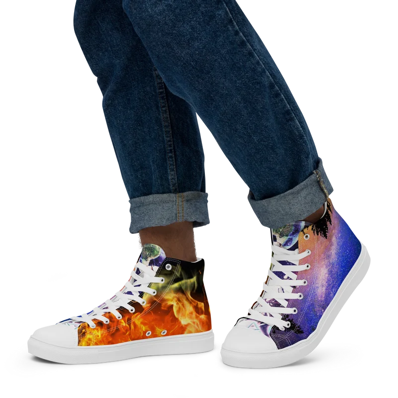 High-Gravity canvas-moon shoes