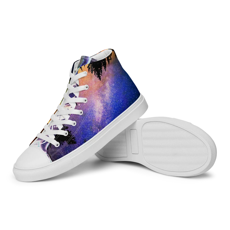 High-Gravity canvas-moon shoes