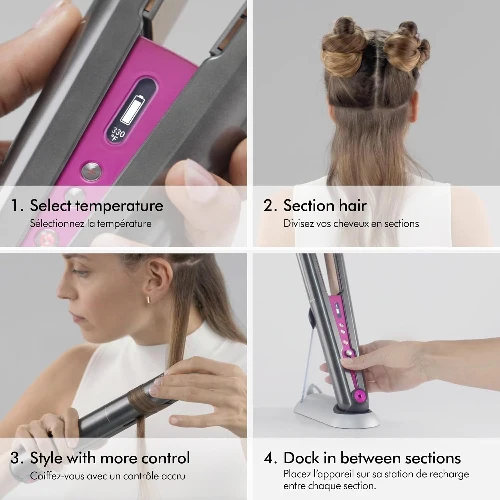 Dyson Corrale™ Hair Straightener – Cordless, Flexing Plates, Less Heat Damage