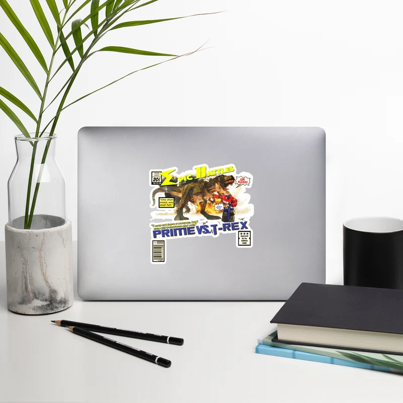 (Retro-vers) Prime vs Trex stickers