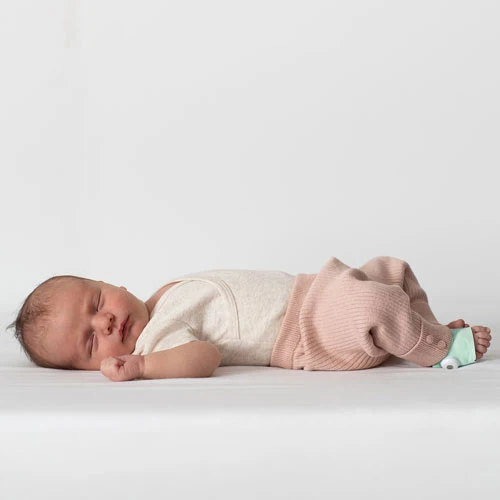 Owlet Monitor Duo Smart Sock 3 Heart Rate/Oxygen & Video Baby Monitor (PS03NNBBYG) - Mint