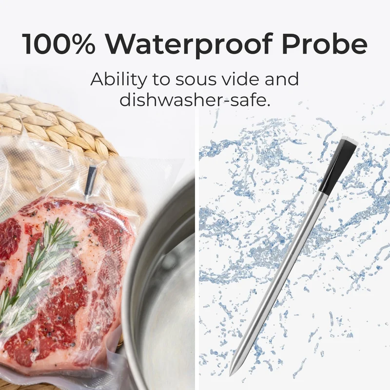 MEATER Plus | Smart Meat Thermometer with Bluetooth | 165ft Wireless Range | for The Oven, Grill, Kitchen, BBQ, Smoker, Rotisserie