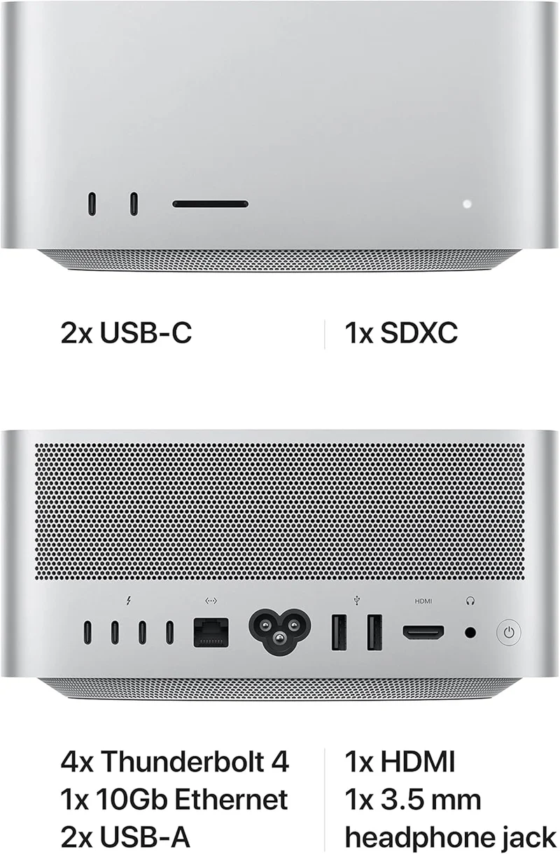 Apple 2022 Mac Studio (Apple M1 Max chip with 10‑core CPU and 24‑core GPU, 32GB RAM, 512GB SSD) - MJMV3VC/A