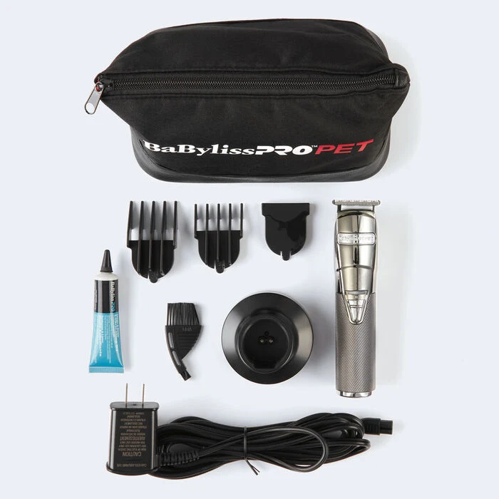 BABYLISSPRO™ PET SILVER METAL PROFESSIONAL TRIMMER
