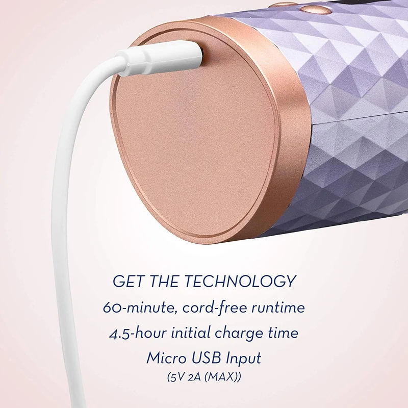 Unbound Cordless Auto Curler from Conair CR510RC - The First High Performance Cordless, Rechargeable Auto Curler for Curls or Waves Anytime, Anywhere Open Box