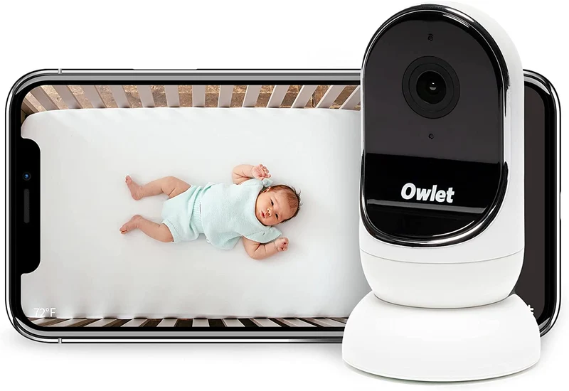 Owlet Cam Smart Video Baby Monitor with Room Temperature Sensor (BC01NNBBYF)
