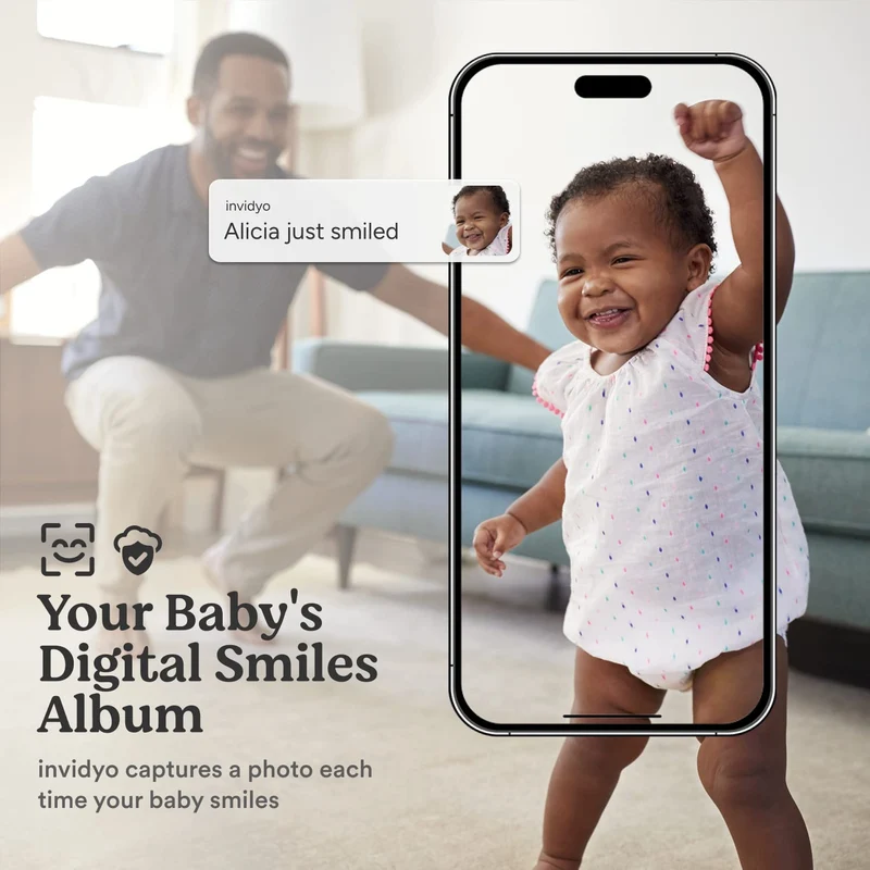 Invidyo Video Baby Monitor with Night Vision and Two-Way Communication (INV300) (Open Box)