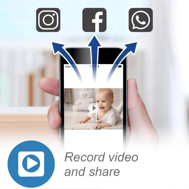 VTech 5" Wi-Fi Video Baby Monitor w/ Night Vision & 2 Way Communication & Pan/Tilt (RM5764HD)