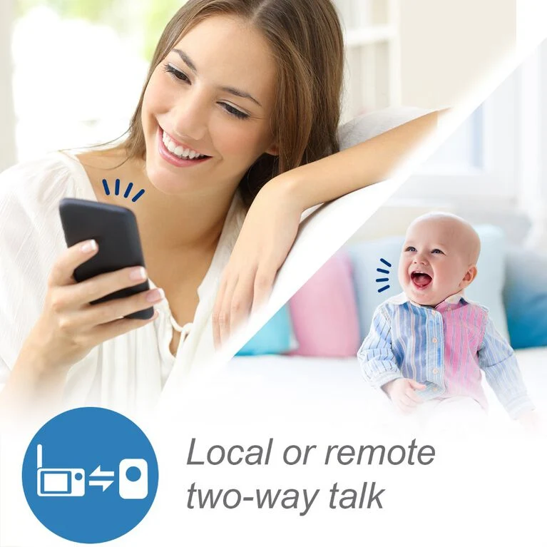 VTech 5" Wi-Fi Video Baby Monitor w/ Night Vision & 2 Way Communication & Pan/Tilt (RM5764HD)