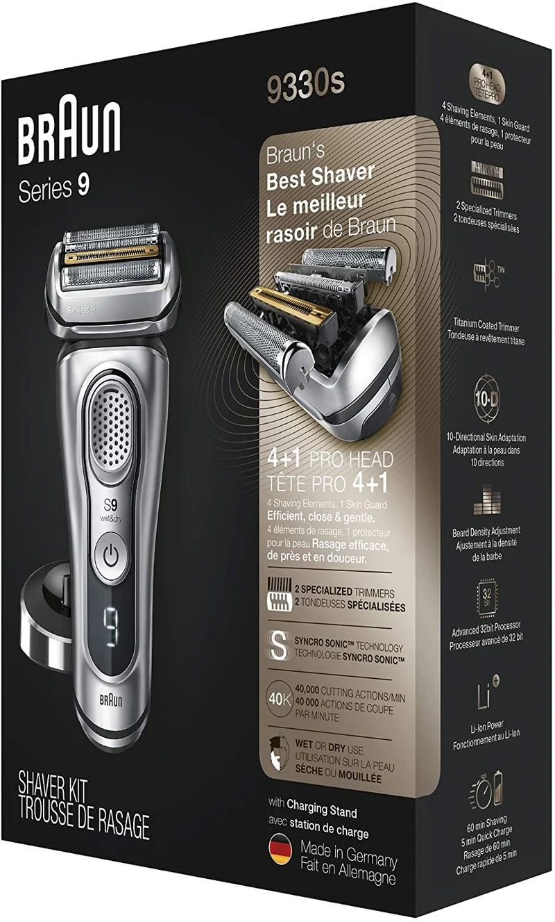 Braun Series 9 Wet & Dry Cordless Men's Shaver (9330s) New (box Damaged)