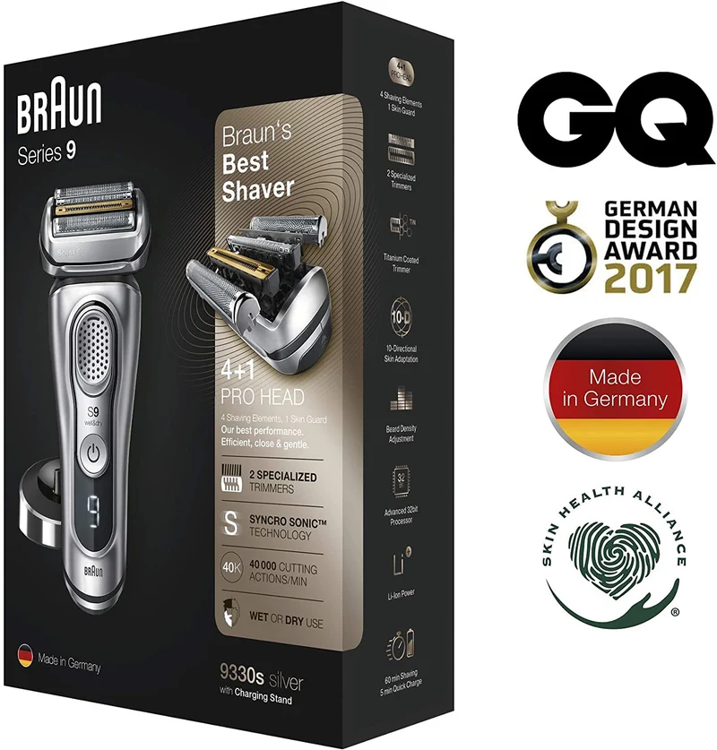 Braun Series 9 Wet & Dry Cordless Men's Shaver (9330s) New (box Damaged)
