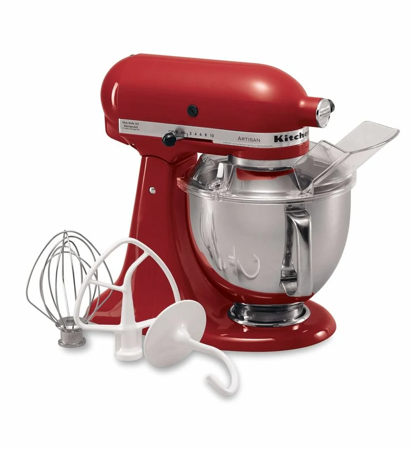 KitchenAid - Empire Red Artisan Series 5QT Tilt Head Stand Mixer