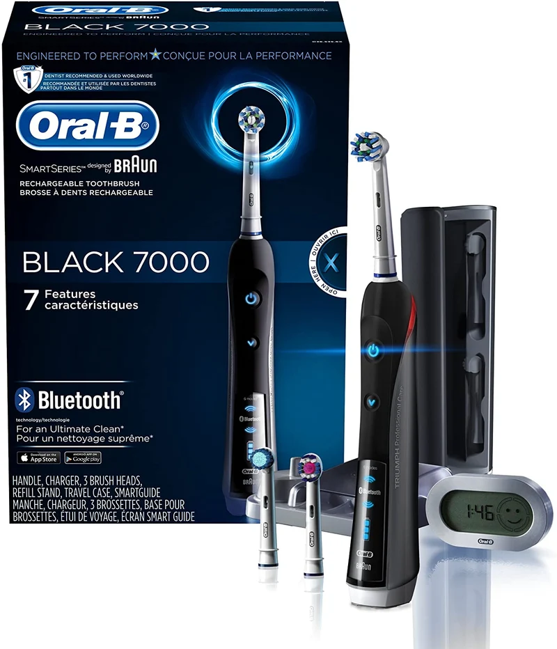 Oral-B 7000 SmartSeries Electric Toothbrush – Bluetooth & 3D Clean