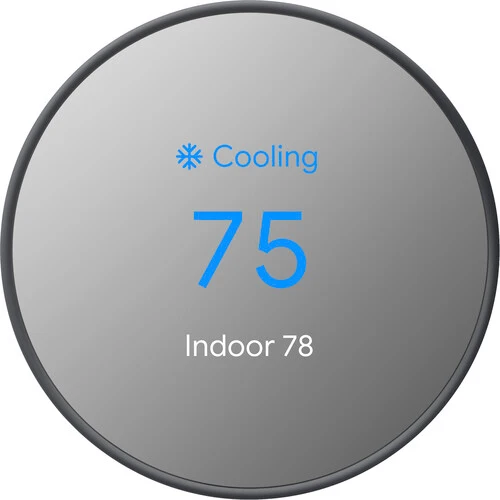 Google Nest Wi-Fi Smart Thermostat - Charcoal