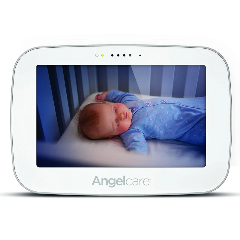 Angelcare Baby Monitor with 4.3” Touchscreen Display and Wireless Breathing Sensor Pad (AC417)