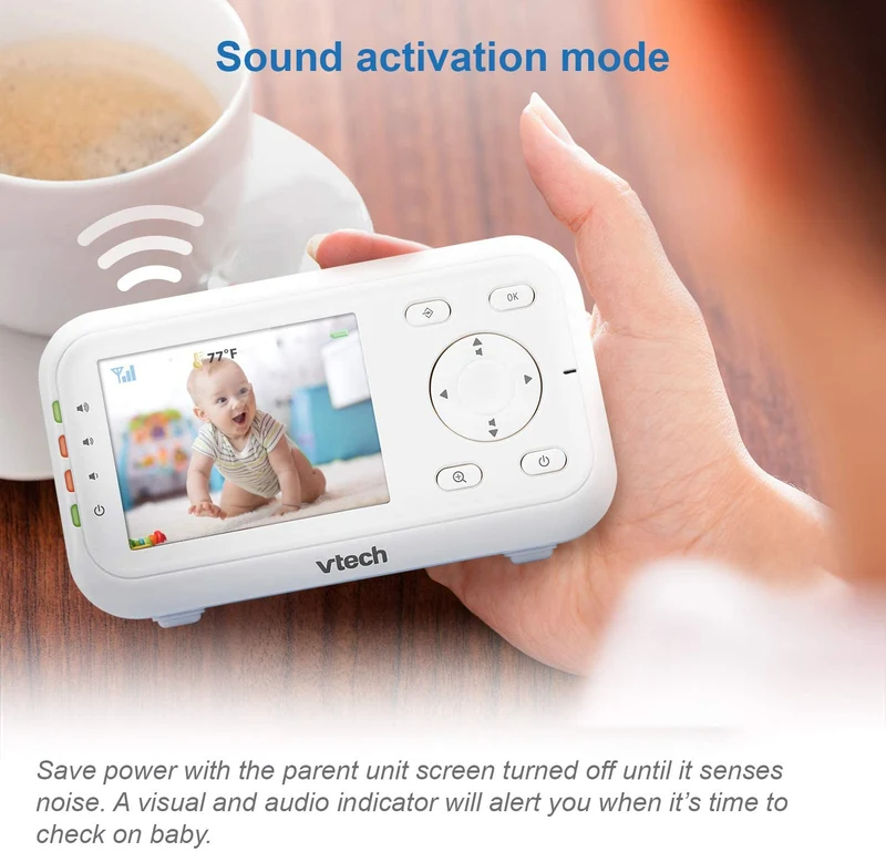VTech VM3261 2.8” Digital Video Baby Monitor with Pan & Tilt Camera
