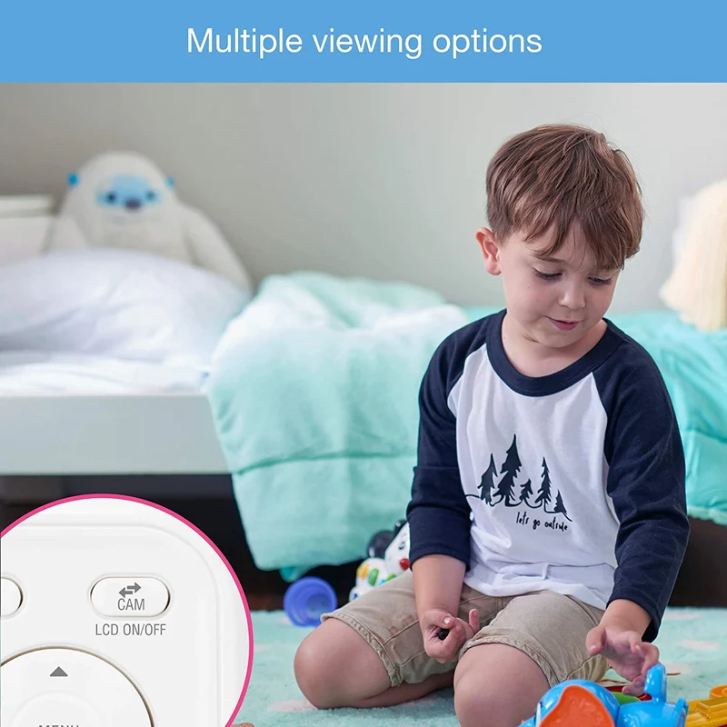 VTech VM3261 2.8” Digital Video Baby Monitor with Pan & Tilt Camera