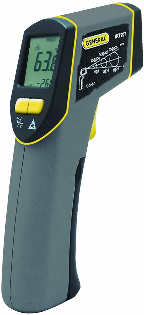 General Tools & Instruments IRT207 Heat Seeker 8:1 Mid-Range Infrared Thermometer