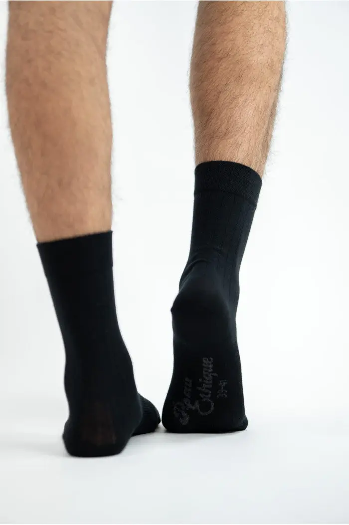 Chaussettes côtelées