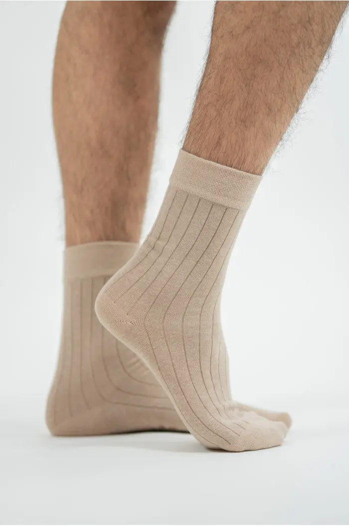 Chaussettes côtelées