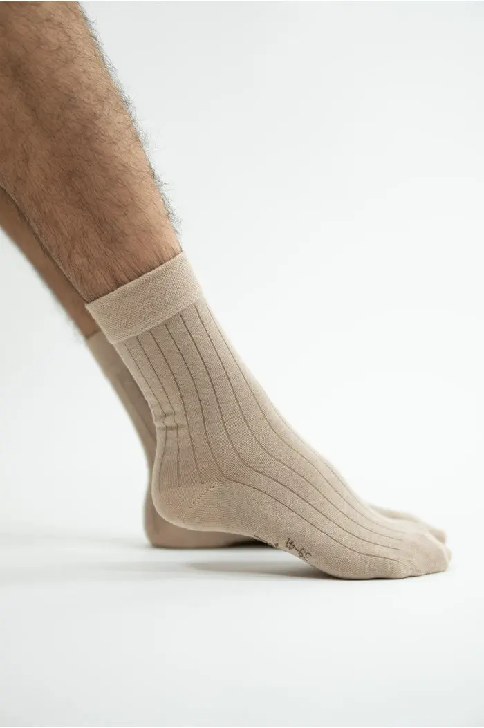 Chaussettes côtelées
