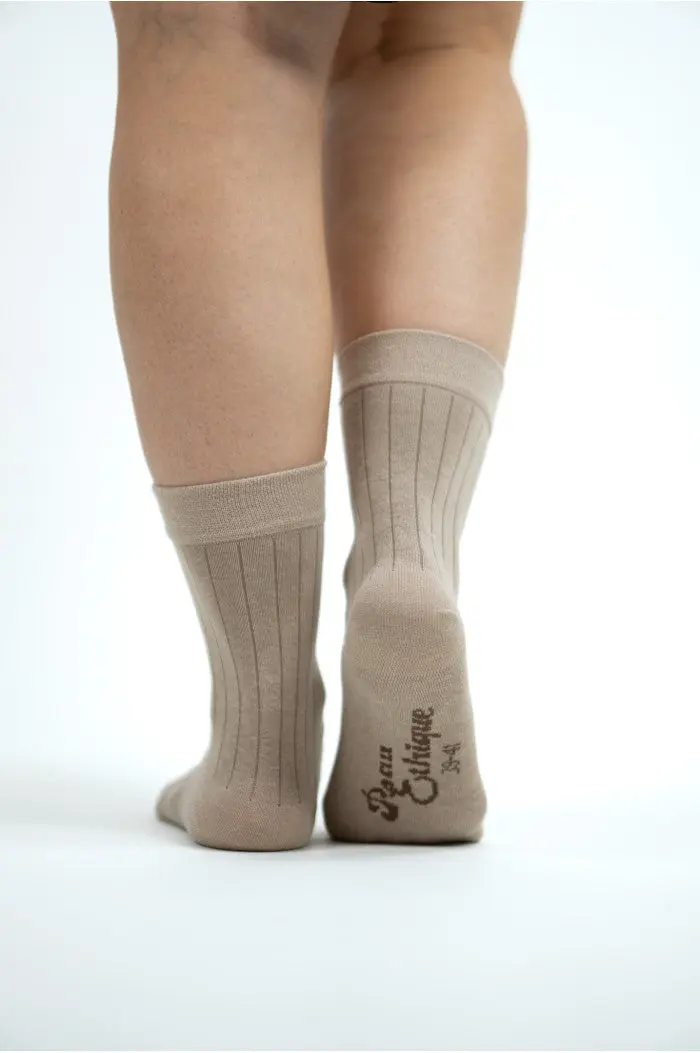 Chaussettes côtelées