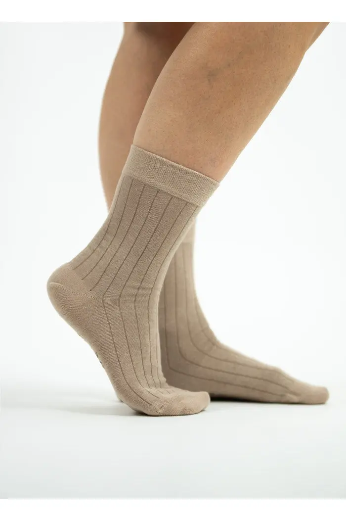 Chaussettes côtelées