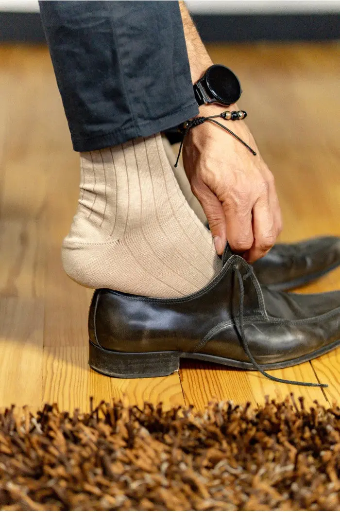 Chaussettes côtelées