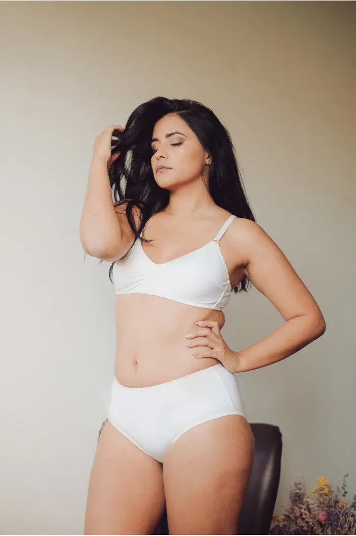 Culotte en coton taille haute Délicate