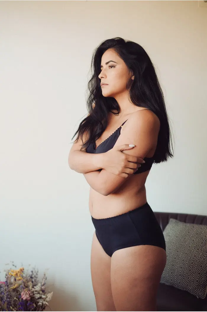 Culotte en coton taille haute Délicate