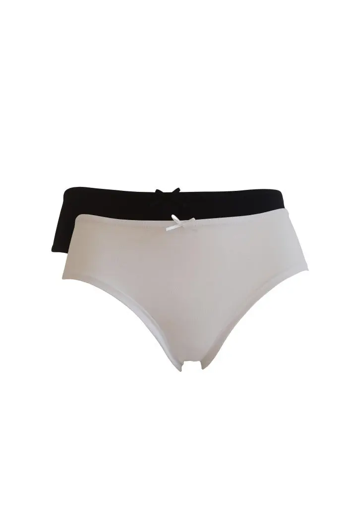 Lot boxer Noir et blanc coton bio