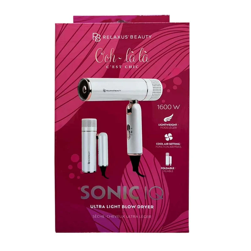 RELAXUS 544469 Sonic IQ Ultra Light Hair Dryer