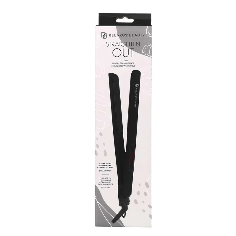 RELAXUS 544457 Straighten Out Digital Hair Straightener
