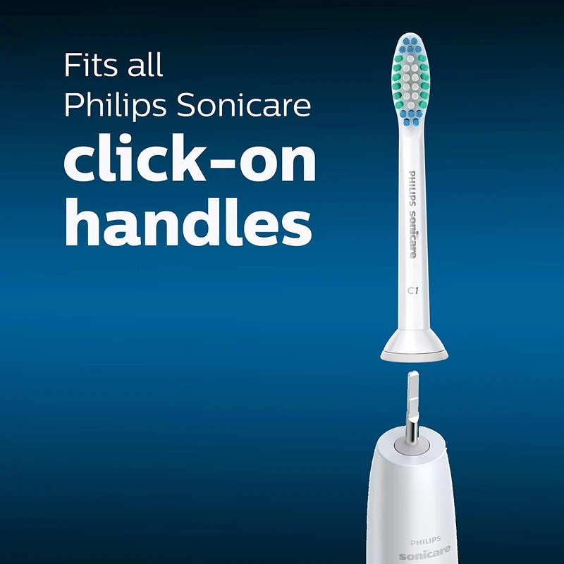 PHILIPS Sonicare Simply Clean Replacement Toothbrush Heads (5-Pack) - HX6015/03