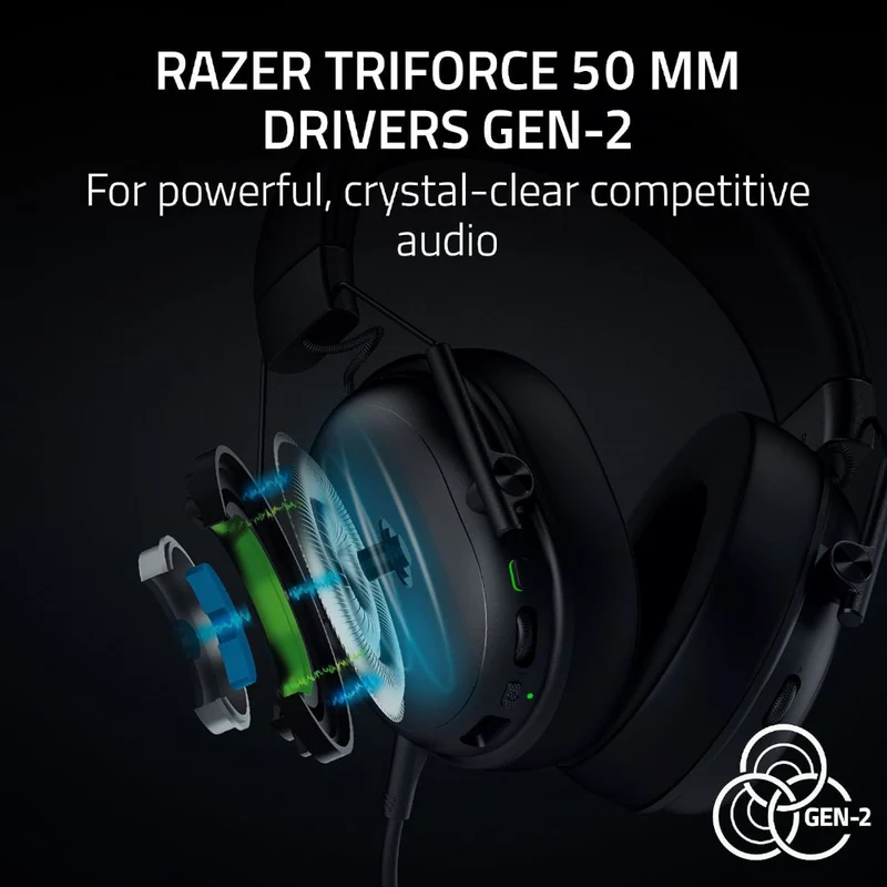RAZER OFFICAL OUTLET - RZ04-05420100-R3 BlackShark V3 X HyperSpeed Wireless Gaming Headset- Razer Renewed