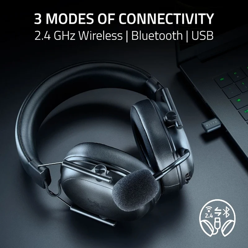 RAZER OFFICAL OUTLET - RZ04-05420100-R3 BlackShark V3 X HyperSpeed Wireless Gaming Headset- Razer Renewed