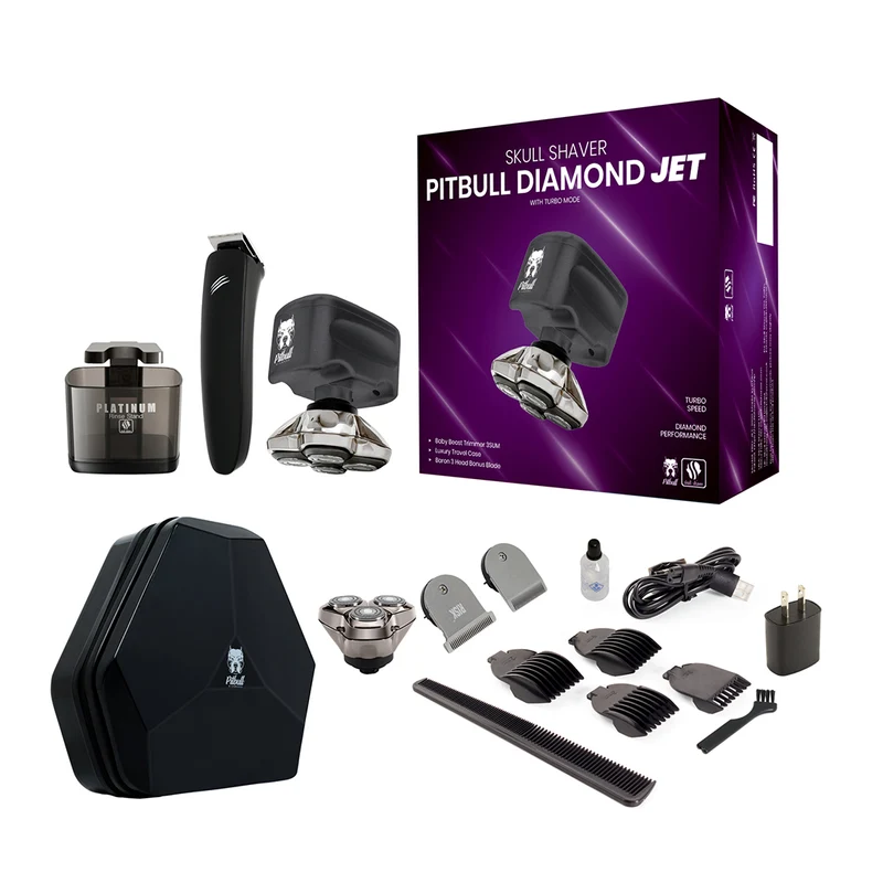 Pitbull Diamond Jet Rasoir pour Tête et Visage | Précision Ultime & Douceur Parfaite