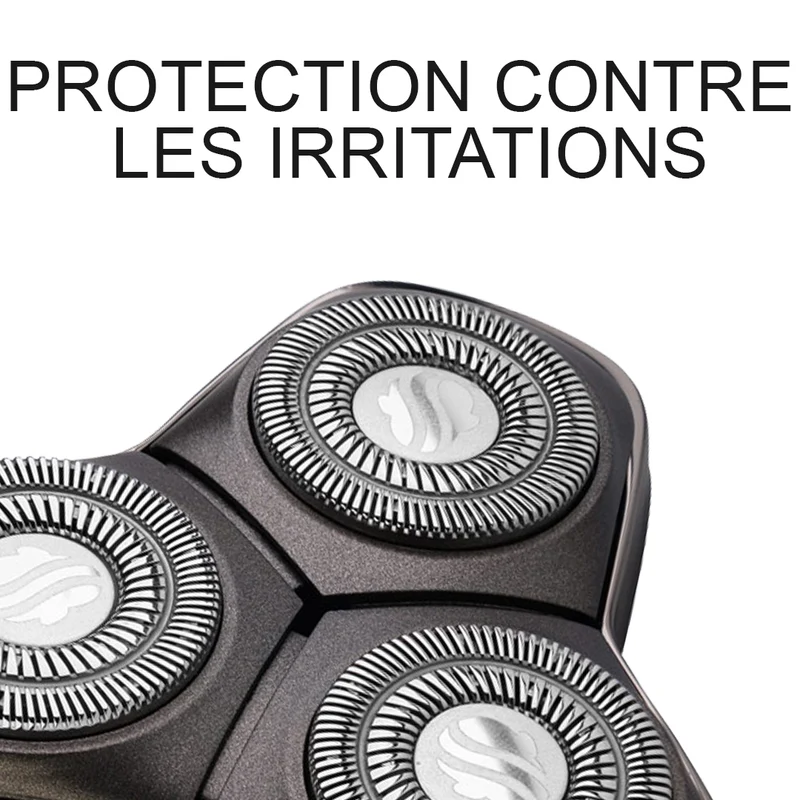 Lame de rechange Forte PRO 3 têtes | Compatible avec tous les rasoirs Skull Shaver