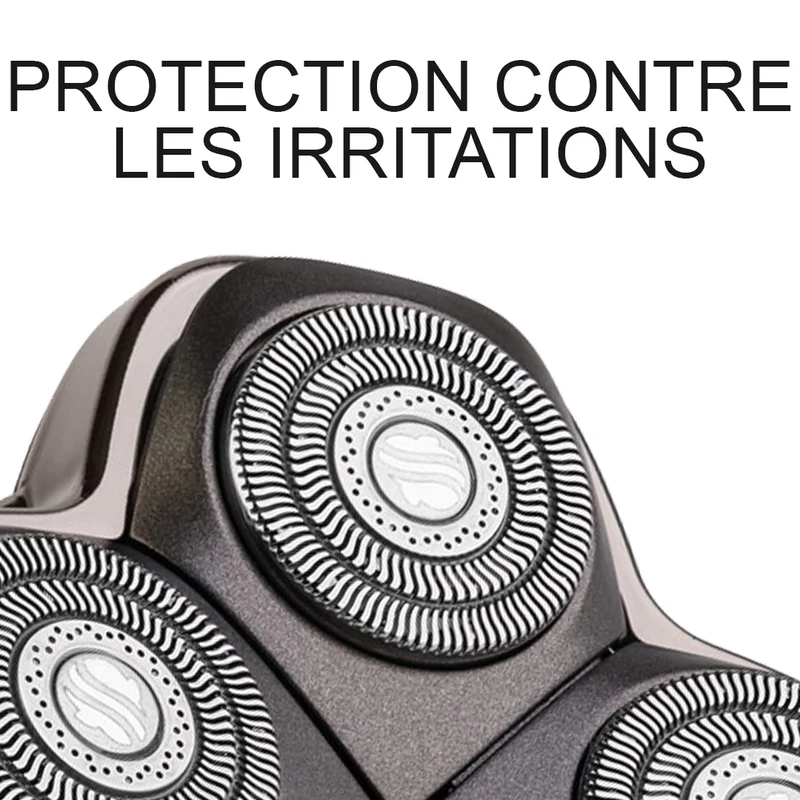 Lame de rechange Baron PRO 4 têtes | Compatible avec tous les rasoirs Skull Shaver