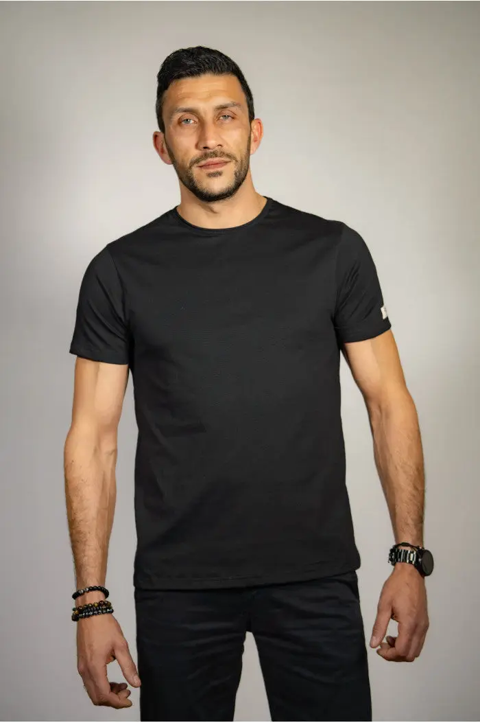 Tee-shirt homme basique col rond en coton biologique