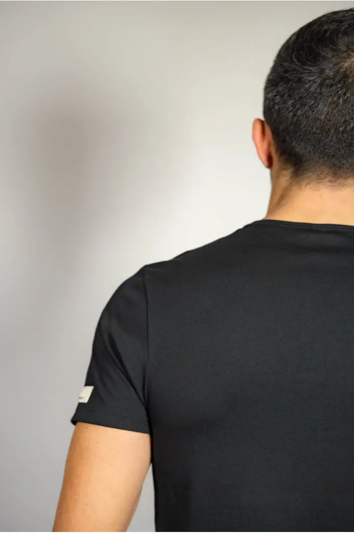 Tee-shirt homme basique col rond en coton biologique