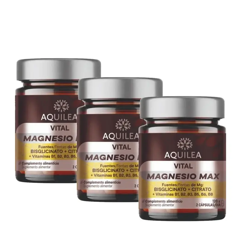 Aquilea Vitals Magnesium Plus, 120 capsules, pack of 3